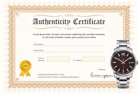 how to make a fake certificate of authenticity for watches|how to get rolex watches authenticated.